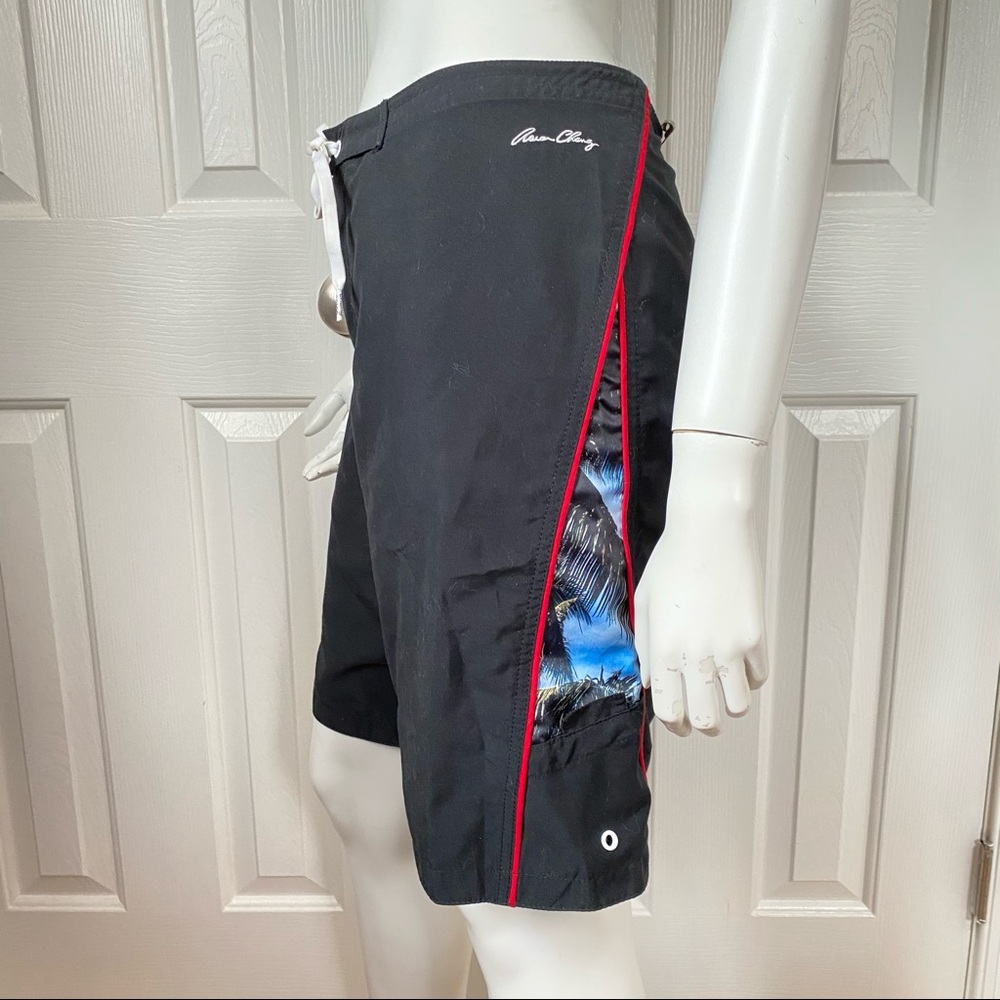 AARON CHANG photo surf board long swim shorts M 9 - Picture 5 of 11